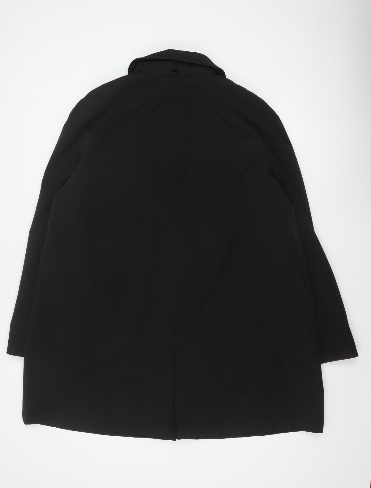 Bhs Women’s Black Size 20 Hooded Mid-Length Overcoat