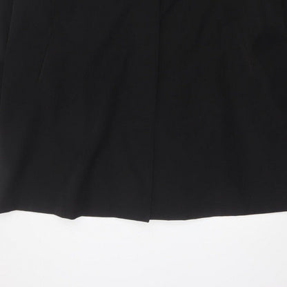 Bhs Women’s Black Size 20 Hooded Mid-Length Overcoat