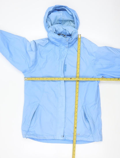 Regatta Women Blue Size 10 Isolite Waterproof Hooded Rain Jacket