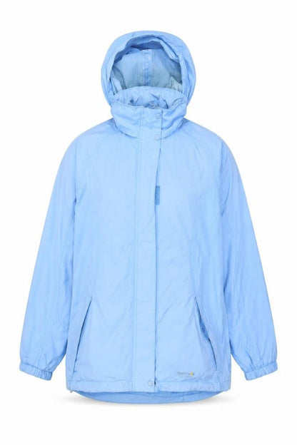 Regatta Women Blue Size 10 Isolite Waterproof Hooded Rain Jacket