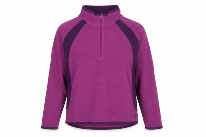 Peter Storm Women’s Purple Size 14 1/4 Zip Fleece Pullover Sweatshirt