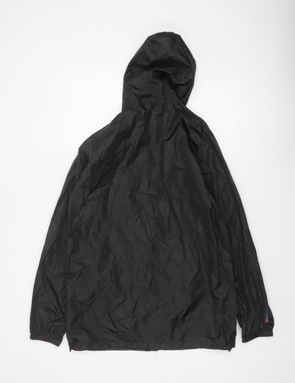 Gelert Men's Black M Packaway Waterproof Hooded Rain Jacket