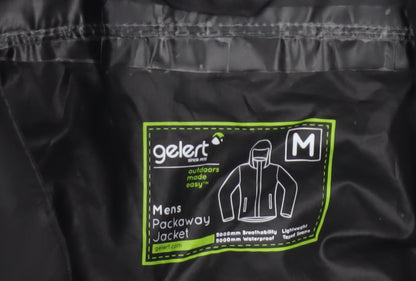 Gelert Men's Black M Packaway Waterproof Hooded Rain Jacket