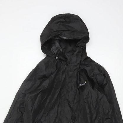 Gelert Men's Black M Packaway Waterproof Hooded Rain Jacket