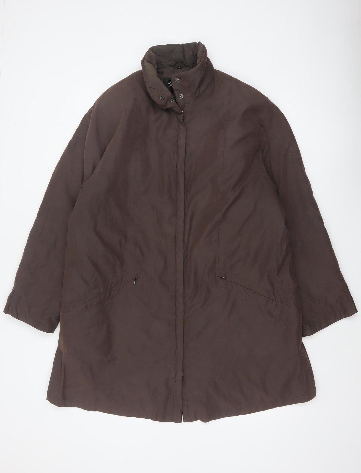Berghaus Fashion Women’s Brown Size 14 Long Zip Outdoor Overcoat