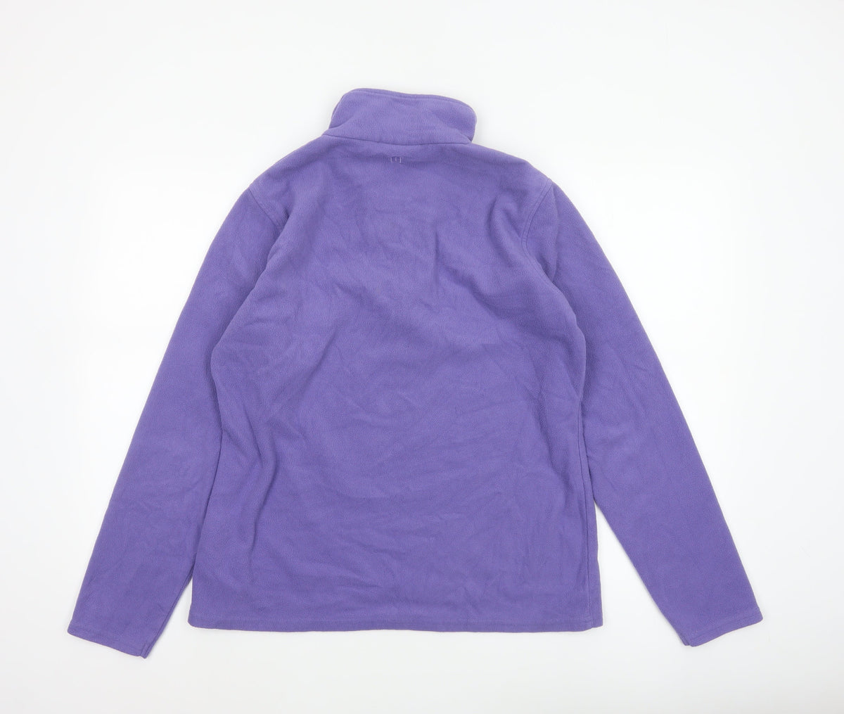 Mountain Warehouse Women Purple L Fleece 1/4 Zip Pullover Sweatshirt