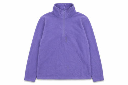 Mountain Warehouse Women Purple L Fleece 1/4 Zip Pullover Sweatshirt