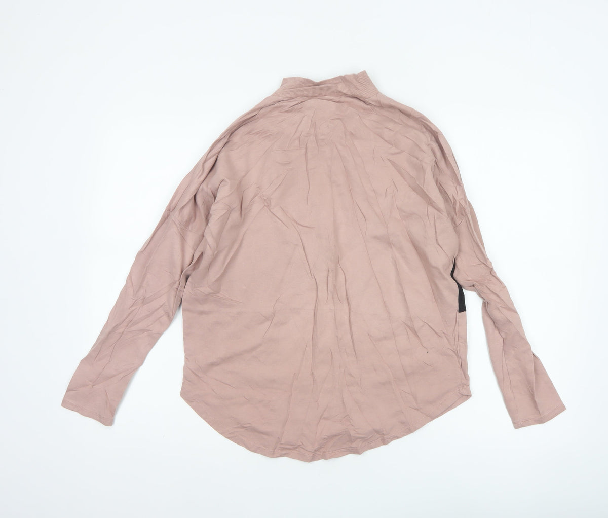 Select Women's Pink Black Basic Colourblock Zip Top UK 10