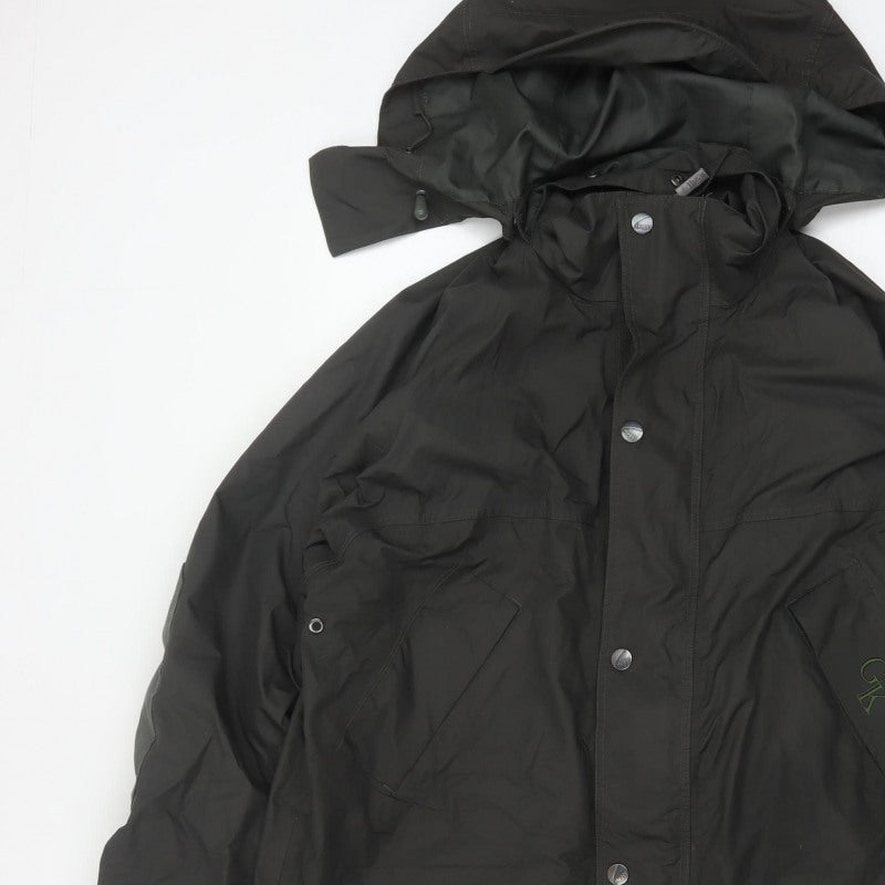 Hoggs Professional Men Black M Nylon Hooded Parka Workwear Coat