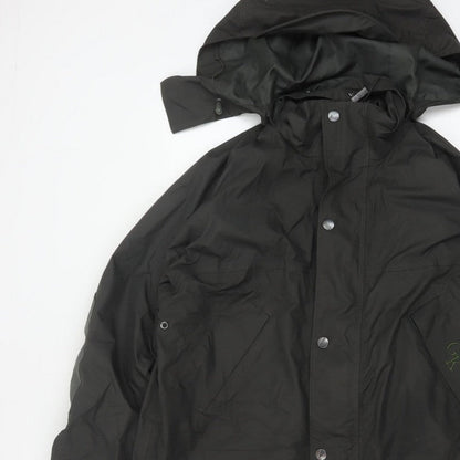 Hoggs Professional Men Black M Nylon Hooded Parka Workwear Coat
