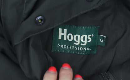 Hoggs Professional Men Black M Nylon Hooded Parka Workwear Coat