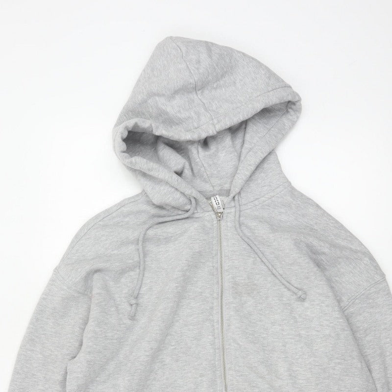 H&M Women’s Grey UK 12 Full Zip Hooded Fleece Hoodie Pockets