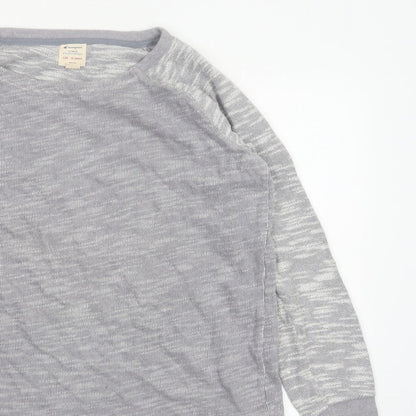 Champion Unisex Adults Grey XL Colourblock Raglan Jersey T-Shirt