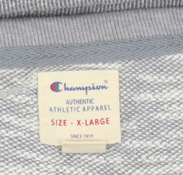 Champion Unisex Adults Grey XL Colourblock Raglan Jersey T-Shirt