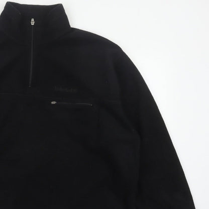Timberland Men’s Black XL 1/4 Zip Polartec Fleece Sweatshirt