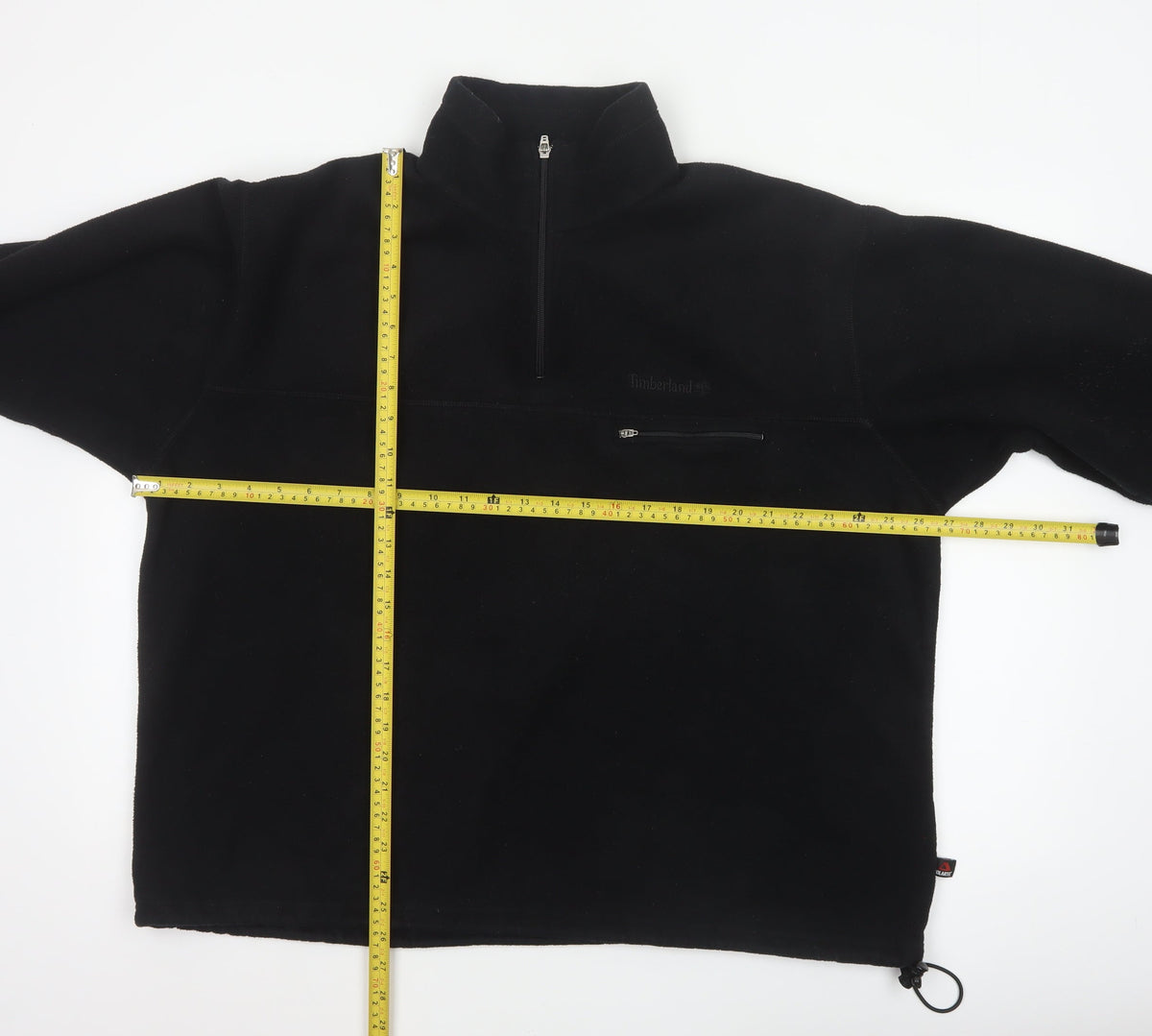 Timberland Men’s Black XL 1/4 Zip Polartec Fleece Sweatshirt