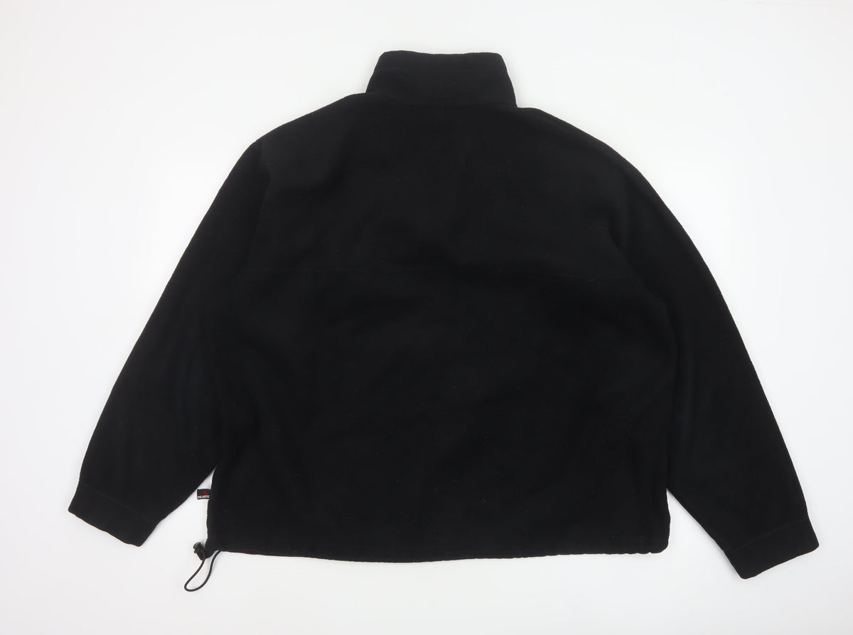 Timberland Men’s Black XL 1/4 Zip Polartec Fleece Sweatshirt