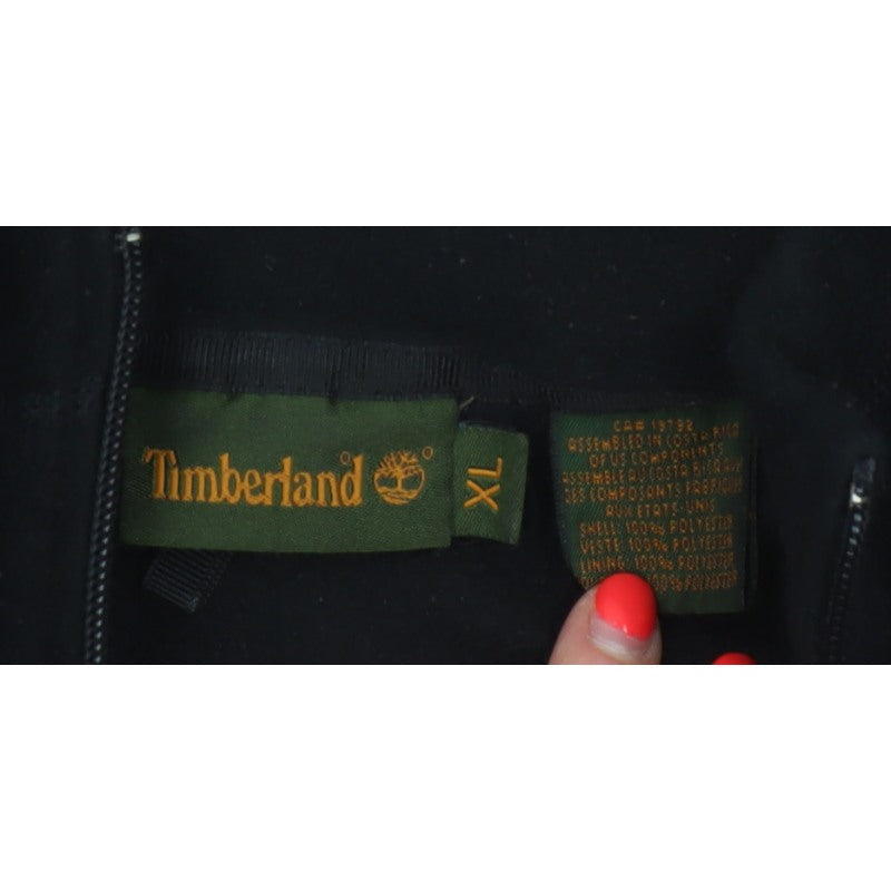 Timberland Men’s Black XL 1/4 Zip Polartec Fleece Sweatshirt