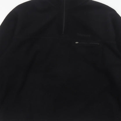 Timberland Men’s Black XL 1/4 Zip Polartec Fleece Sweatshirt