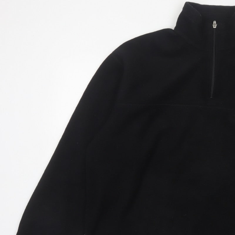 Timberland Men’s Black XL 1/4 Zip Polartec Fleece Sweatshirt