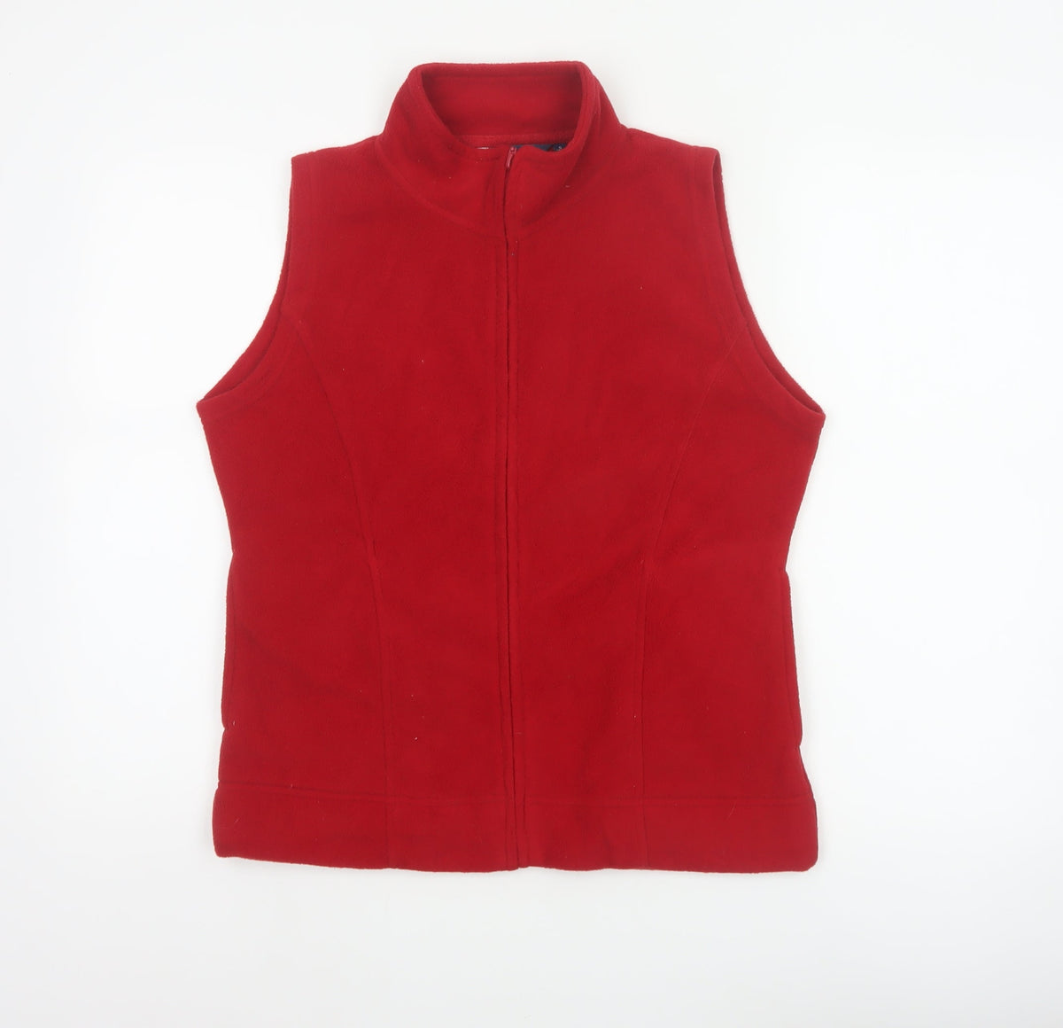 Isle Women’s Red Size 10 Fleece Full Zip Bodywarmer Waistcoat