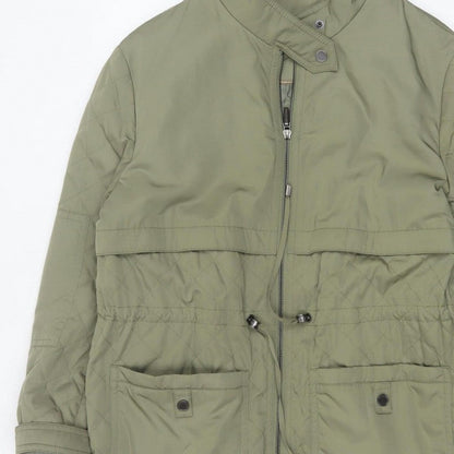 Marks and Spencer Autograph Women Green UK 12 Quilted Parka Coat