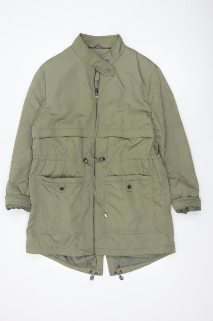 Marks and Spencer Autograph Women Green UK 12 Quilted Parka Coat