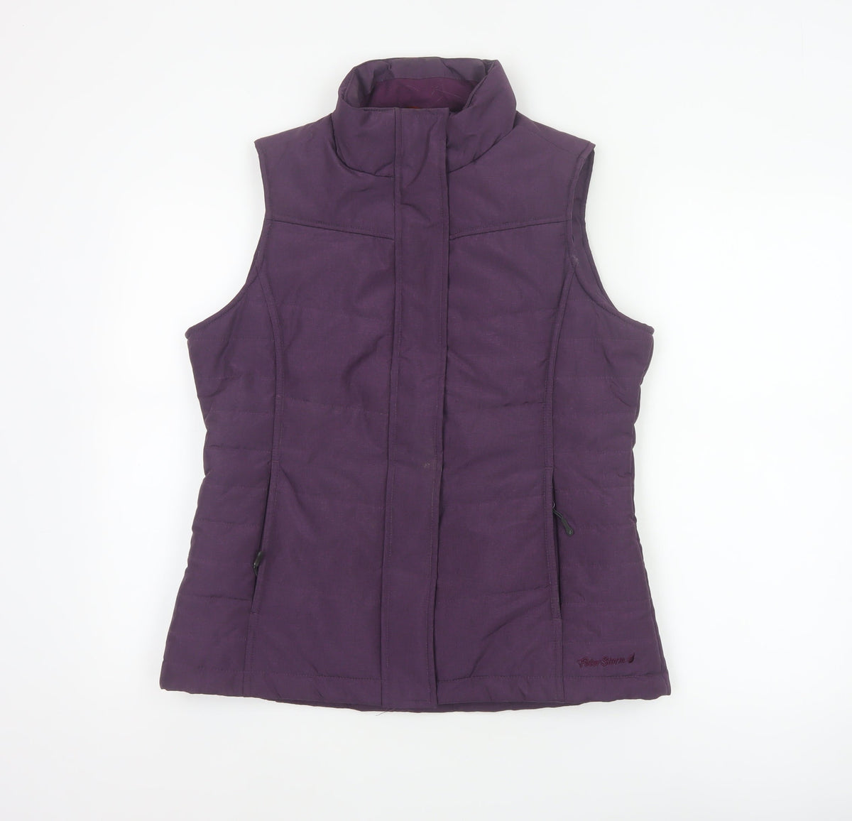 Peter Storm Women's Purple UK 12 Padded Gilet Waistcoat Zip Pockets