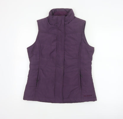Peter Storm Women's Purple UK 12 Padded Gilet Waistcoat Zip Pockets