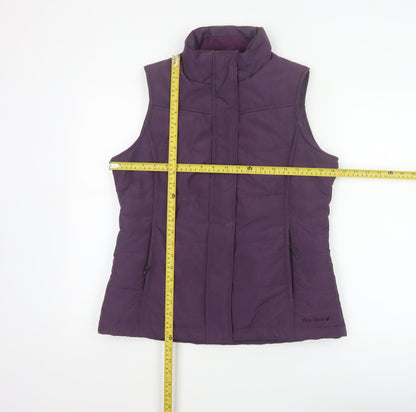 Peter Storm Women's Purple UK 12 Padded Gilet Waistcoat Zip Pockets