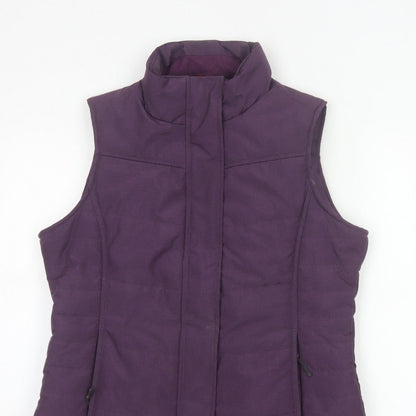 Peter Storm Women's Purple UK 12 Padded Gilet Waistcoat Zip Pockets