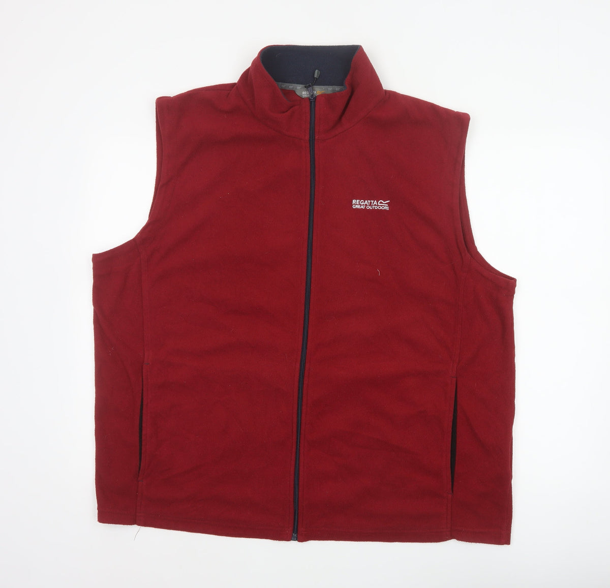 Regatta Men Red XXL Fleece Bodywarmer Waistcoat Full Zip Outdoor