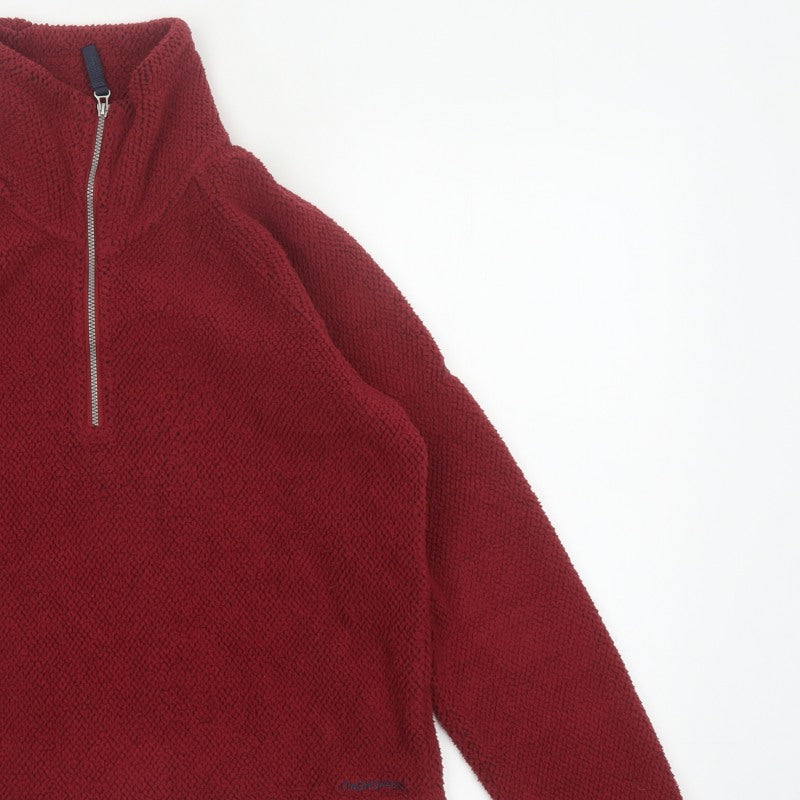 Craghoppers Women’s Red UK 8 Half Zip Fleece Pullover Sweatshirt