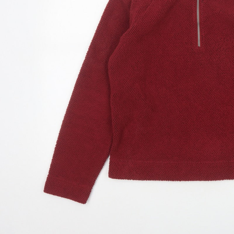 Craghoppers Women’s Red UK 8 Half Zip Fleece Pullover Sweatshirt