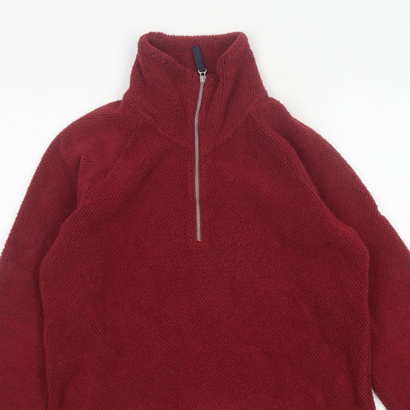 Craghoppers Women’s Red UK 8 Half Zip Fleece Pullover Sweatshirt