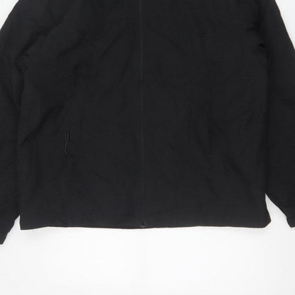 H&M Men’s Black M Hooded Padded Full Zip Puffer Jacket Winter