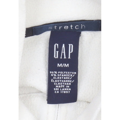 Gap Women Ivory M Stretch Fleece 1/4 Zip High Neck Sweatshirt