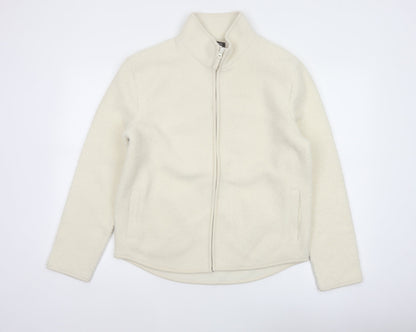 Bonmarché Women’s Ivory Size 14 Fleece Full Zip Jacket