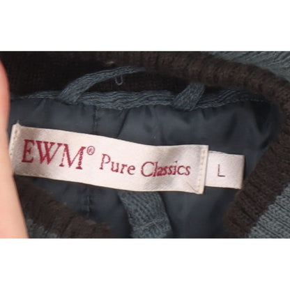 EWM Pure Classics Men's Green L Fleece Bodywarmer Zip Waistcoat