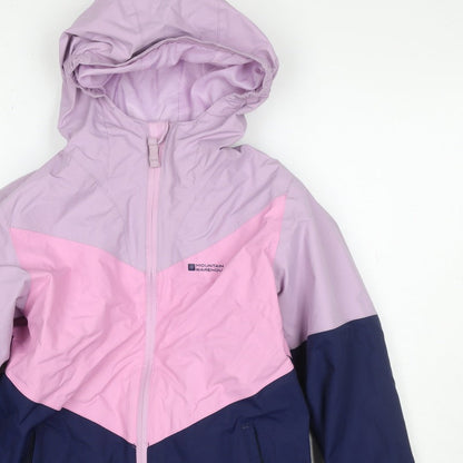 Mountain Warehouse Girls Pink Purple 9-10 Years Hooded Ski Jacket