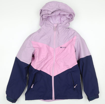 Mountain Warehouse Girls Pink Purple 9-10 Years Hooded Ski Jacket
