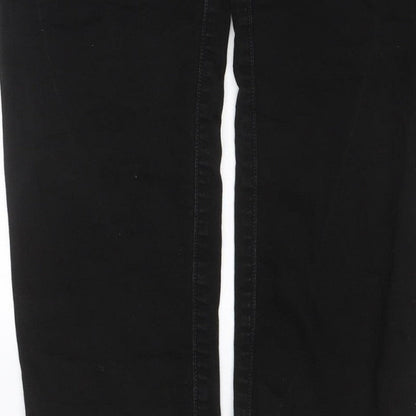 Levi's Men's Black W34 L32 Straight Stretch 5-Pocket Jeans