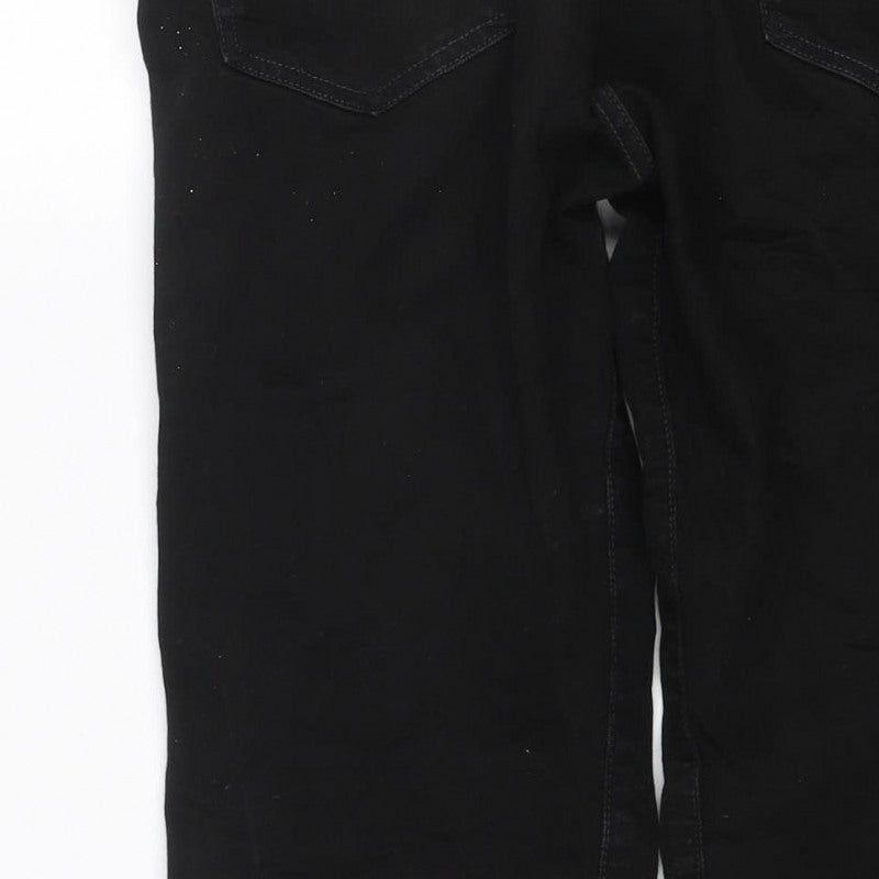 Levi's Men's Black W34 L32 Straight Stretch 5-Pocket Jeans
