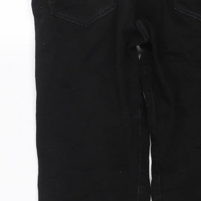 Levi's Men's Black W34 L32 Straight Stretch 5-Pocket Jeans