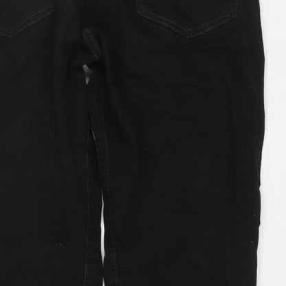 Levi's Men's Black W34 L32 Straight Stretch 5-Pocket Jeans