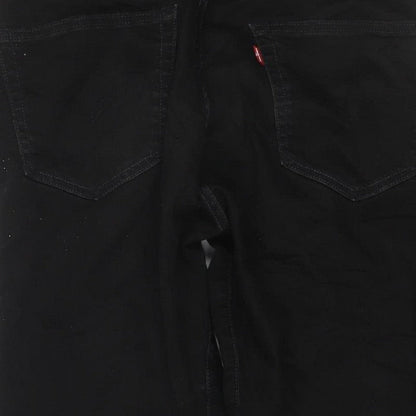 Levi's Men's Black W34 L32 Straight Stretch 5-Pocket Jeans