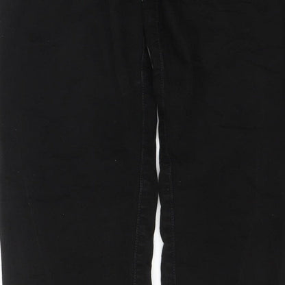 Levi's Men's Black W34 L32 Straight Stretch 5-Pocket Jeans