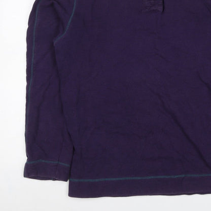 Aeropostale Men’s Purple S 1/4 Zip High Neck Pullover Sweatshirt