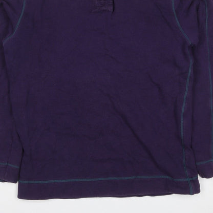 Aeropostale Men’s Purple S 1/4 Zip High Neck Pullover Sweatshirt