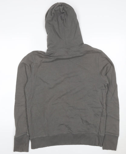 Criminal Men’s Grey M Pullover Hoodie College Graphic Print